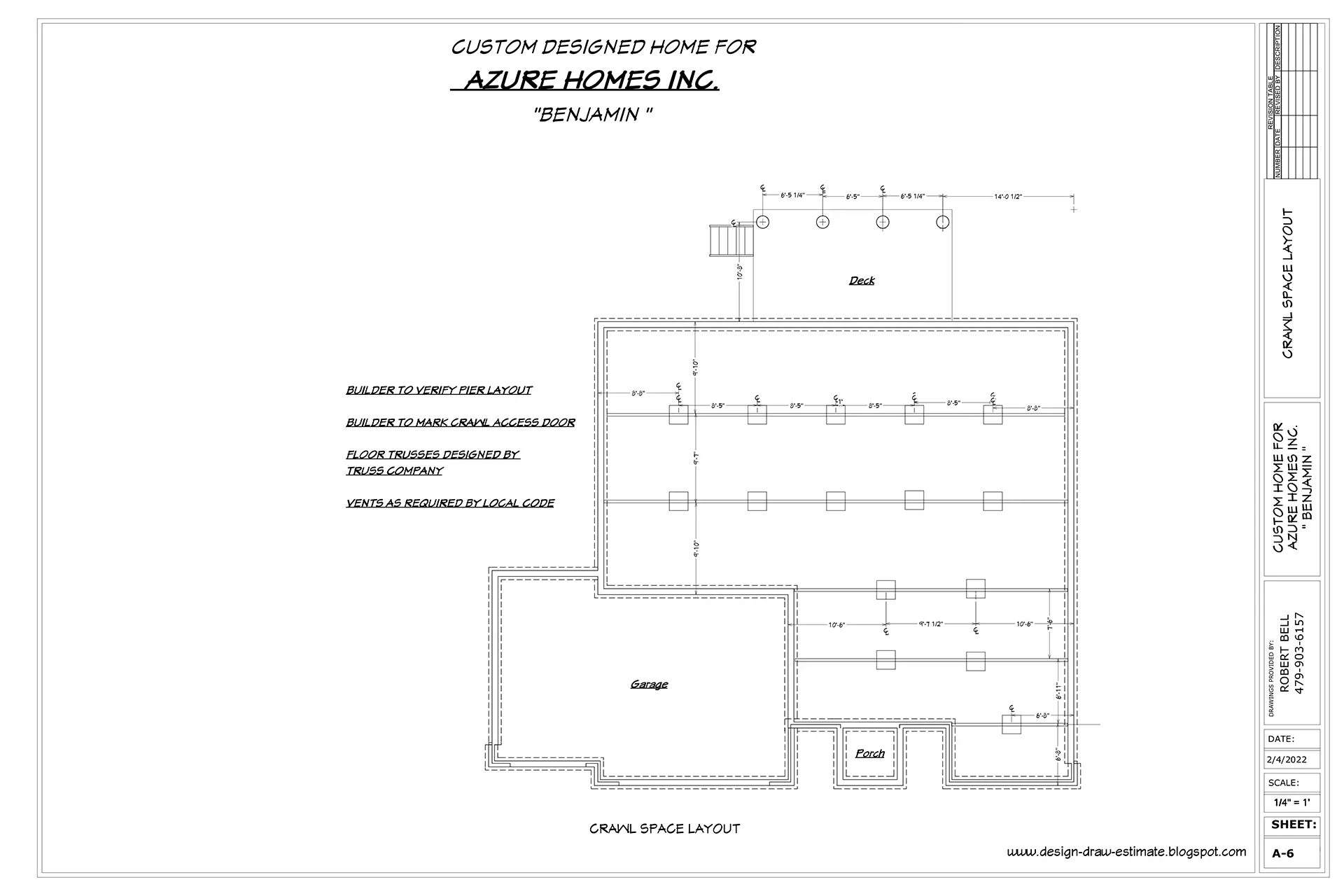 Azure Homes Benjamin Plan